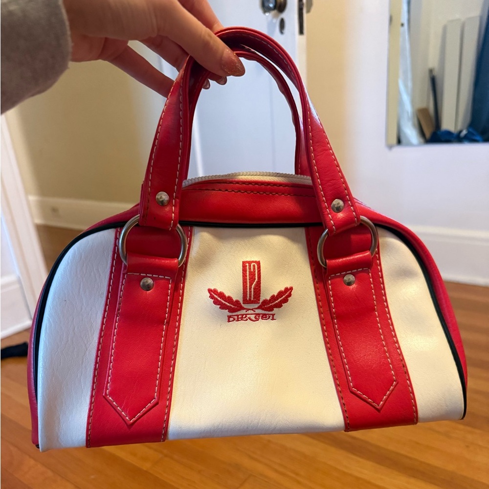 Diesel Red and White Mini Bag